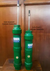 Cast iron cylinder assembly with gun metal components for India Mark 2 hand pump, SKI