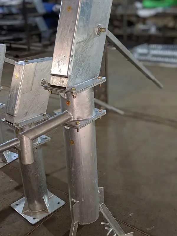 India Mark 2 hand pump installation and testing, manufactured by SKI