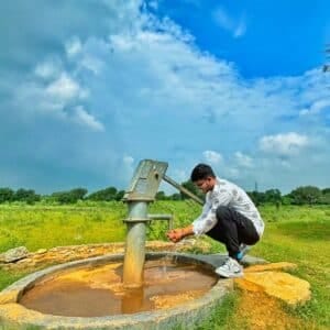 India Mark 2 hand pump featured in a social media video