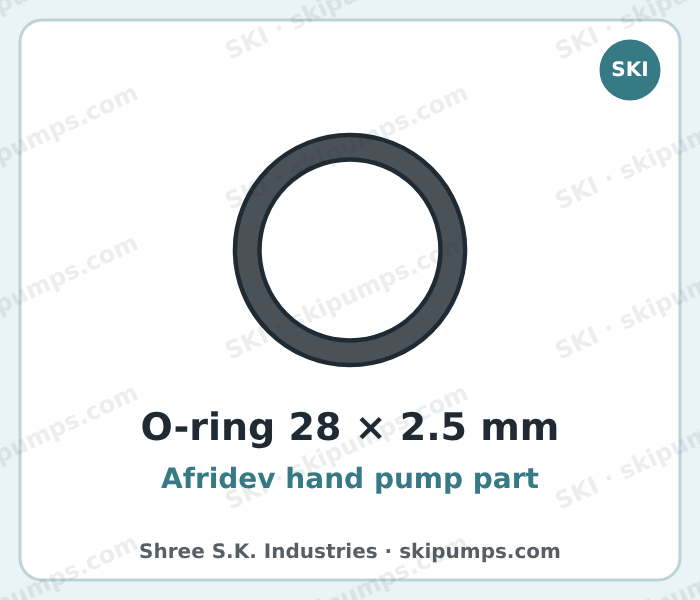 Afridev O-ring 28 x 2.5 mm, SKI