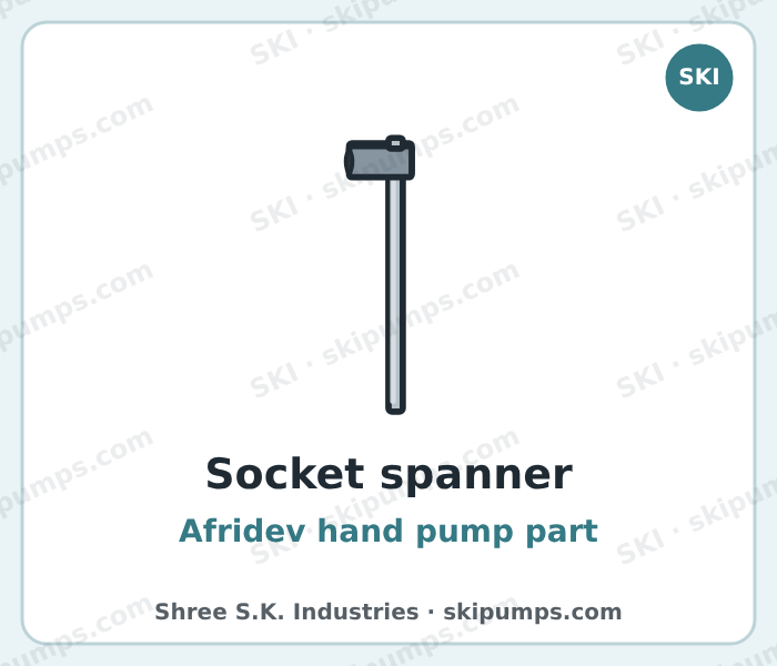Afridev socket spanner, SKI